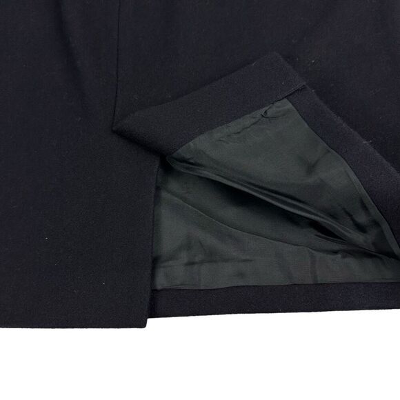 Garnet Hill Black Wool Beaded Pencil Skirt size 6 - Picture 9 of 11